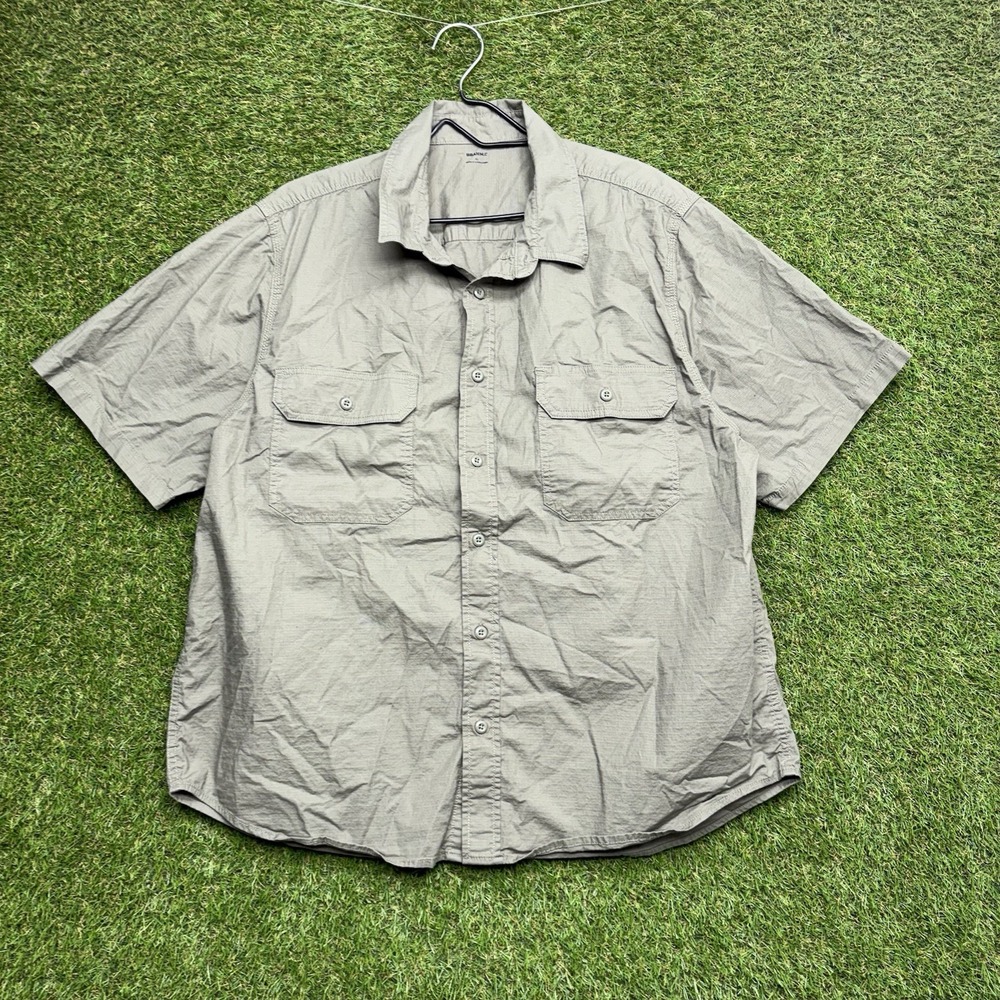 Brahma Shirt Mens XL Short Sleeve Button Up Workwear Tactical Chest Pockets